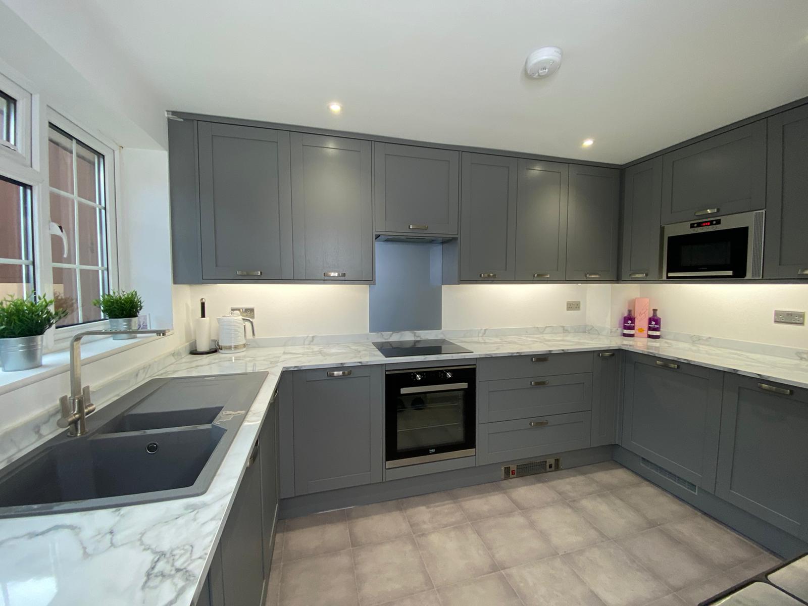 Clever kitchen refurbishment in East Grinstead - AtoZ Refurb Specialists