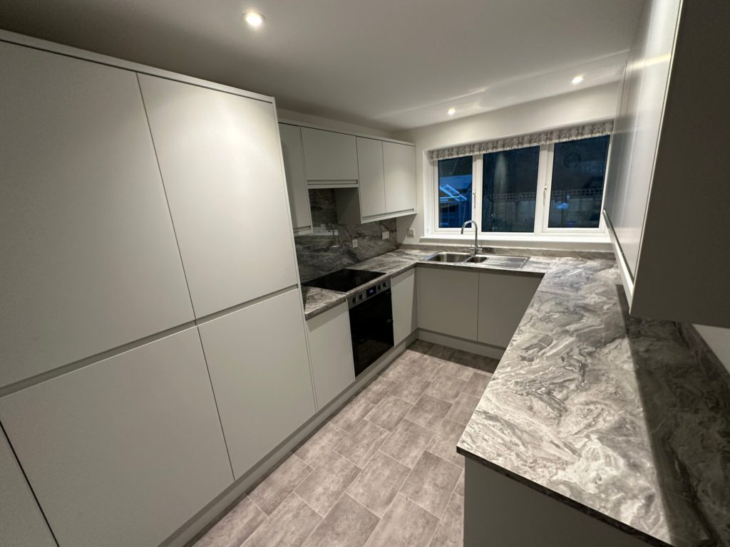 Compact kitchen refurbishment in East Grinstead